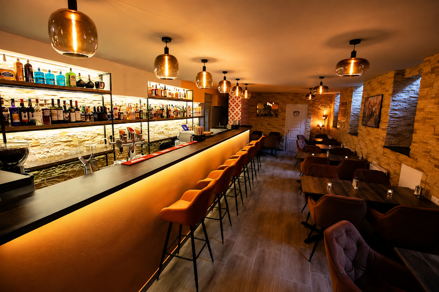 Hero image — restaurant interior